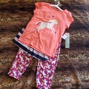 Cat & Jack Girl 3 piece Pajamas